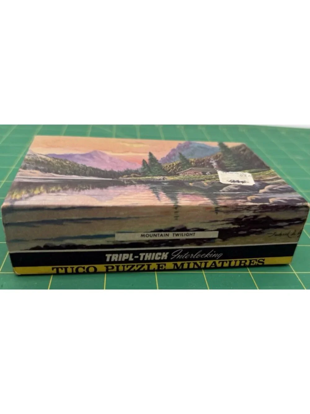 Tuco Mountain Twilight Miniature Puzzle Tripl-Thick Interlocking Jigsaw 88 Pcs